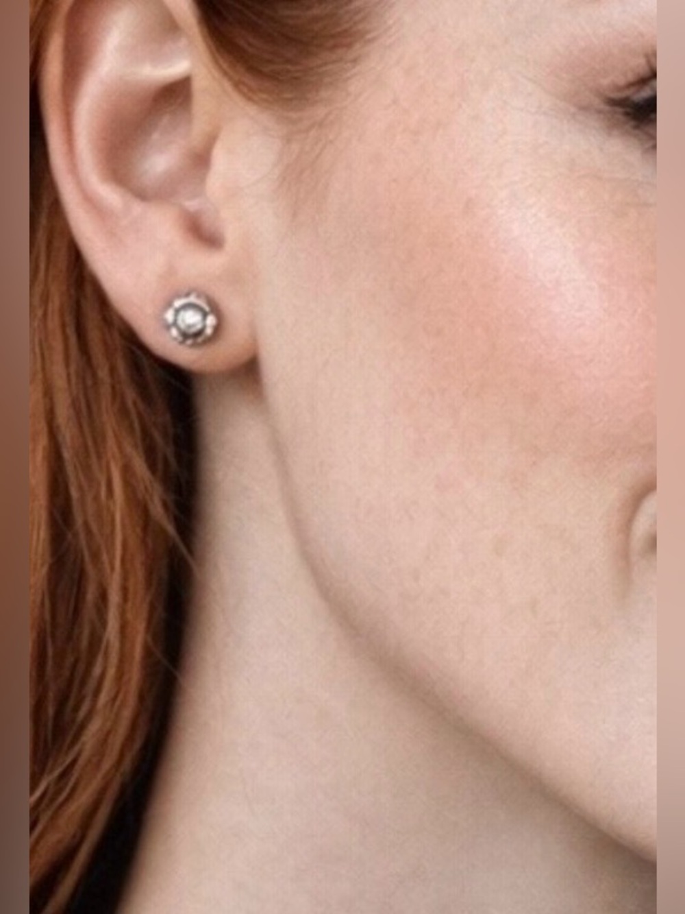 Silver Plated Earrings with Swarovski Crystal